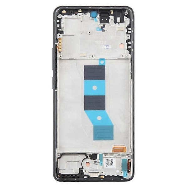 Kompatibel för Xiaomi Redmi Note 14 5G Grad C LCD-skärm och digitizerenhet + Ramdel (TFT) (Utan logotyp) Black