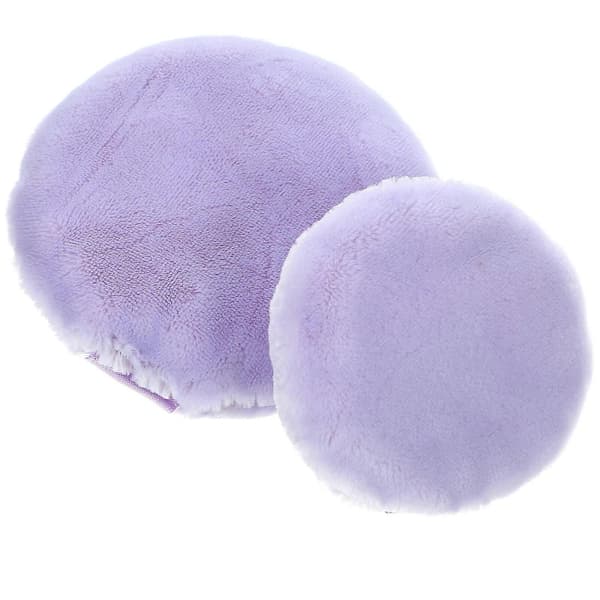 2 stk. runde sminkepuffer Små sminkepuffer Bærbare pudderpuffer Sminkepuffer for kvinner
