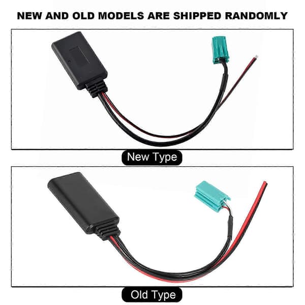 Audio Trådlös Bluetooth Stereo Radio Kabel Aux-ingång Adapter Passar för Clio 2005-2011