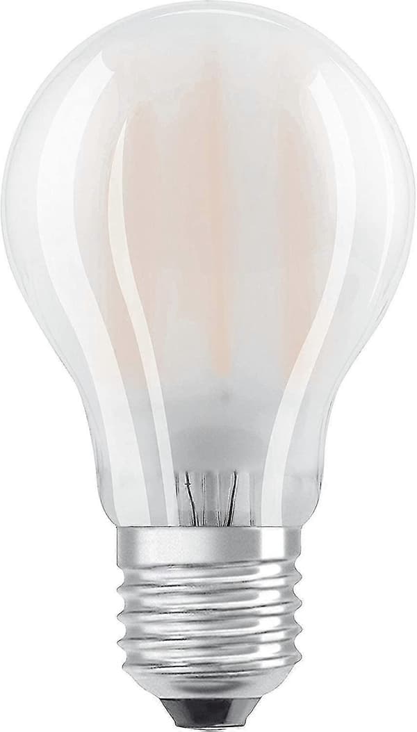 LED-lampa, Klassisk Form med Skruvsockel: 4W E27 Ersättning, Frostat, 2700K, 2-pack