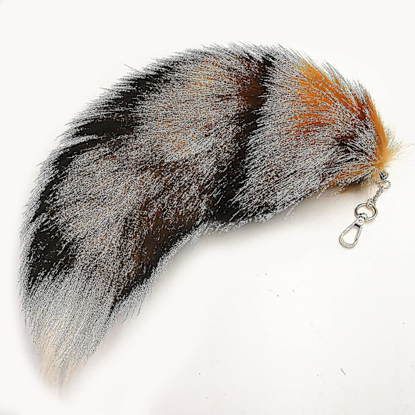Fox Hale Vedhæng Ca. 40 Cm Dyrehale Ekstra Stor Nøglering Pels Taske Vedhæng Bilantenne Pels Vedhæng Rævehale Dekoration