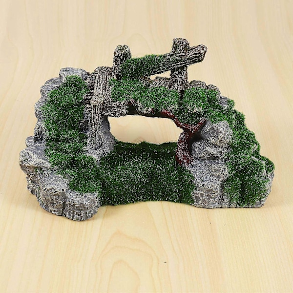Resin Moss Bro Fisk Lekehule Dekor For Akvarium Ornament (haoyi