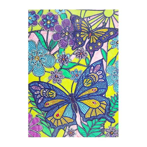 5d Special Diamant Maleri Til Sommerfugl Broderi Blomster Til Rhinestone Til