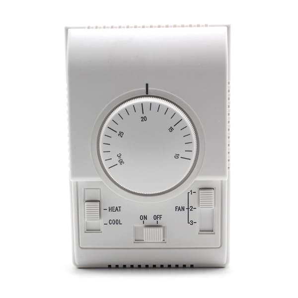Fan Coil Airconditioneringscontroller med ON/OFF-kontaktknap