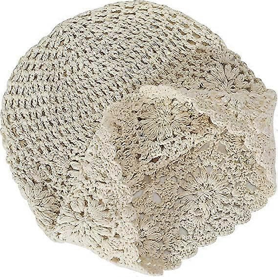 Håndlaget strikket slouchy beanie for kvinner, vår/høst