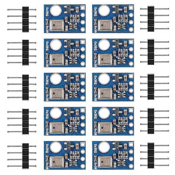10 st AHT10 Högprecisions Digital Temperatur- och Luftfuktighetssensor Mätmodul I2C Kommunikation