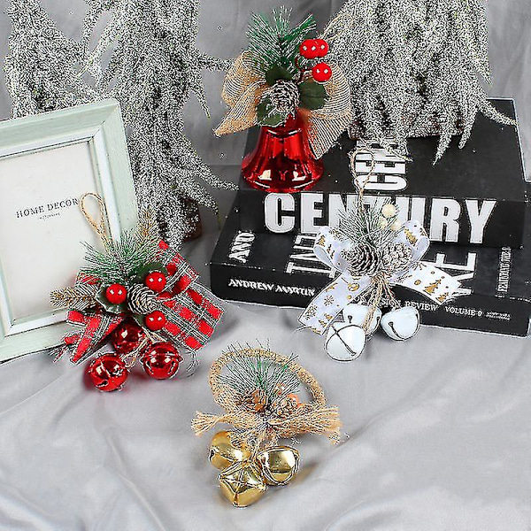 Jul med bjelleanheng hengende ornamenter til juletreet bd
