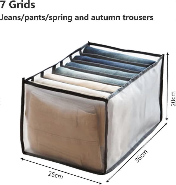 Tøjorganiseringsboks sort