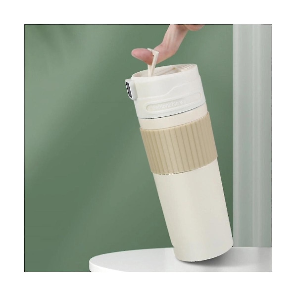 480ml Termokaffekop Smart Temperaturdisplay Rustfri Stål Krus Isoleret Flaske Hjemmekontor