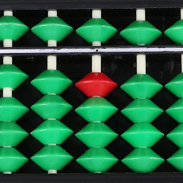 Plast Abacus Soroban 15 Stenger Perler Kolonne Skolelæring Tellerverktøy For Ma