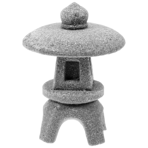 Pieni Pagodi Lyhty Puutarhakoriste Terrario Bonsai Mikro Maisema Sisustus