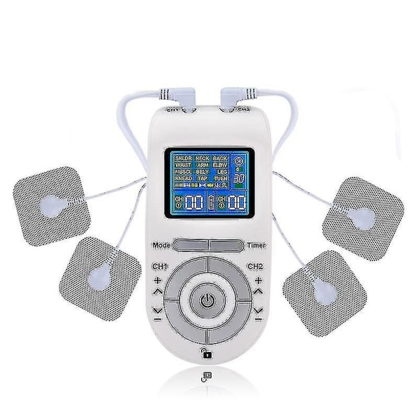 Tflycq Tens Ems Unit 12 Modes Muskelstimulator för smärtlindring terapi Muskelstyrka