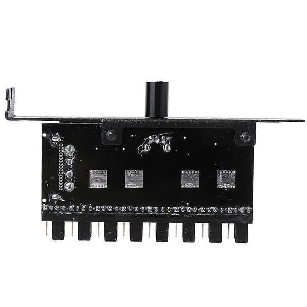 4-Pin SATA PWM Fläkthubb Hastighetskontroller 1 till 8 Splitter Intern Moderkort för
