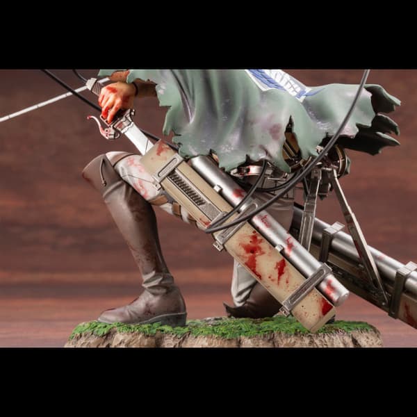 Attack on Titan Levi Ackerman PVC Docka Anime Action Figur Modell Leksak Helt Ny