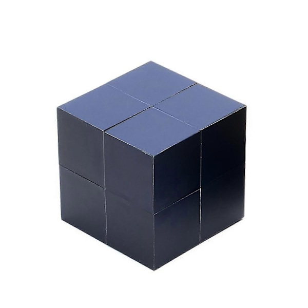 Kreativt Terning Design Ringæske Opbevaringsetui Bryllups Smykke Display Holder Gave-ZZY