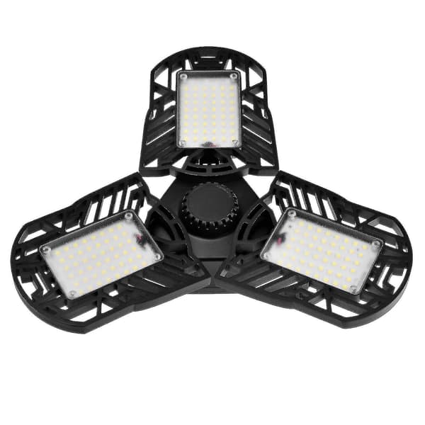 Justerbar LED Garage Lampe med 3 Lys
