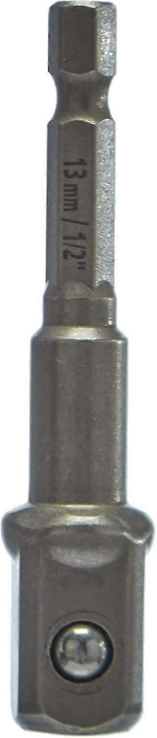 Hex Skaft Til Firkant Skaft Adapter, Bore-/skruetrækker Adapter Skaft 1/2 (73mm)