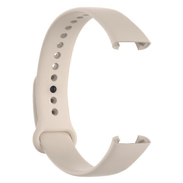 Kompatibel med Xiaomi Redmi Smart Band Pro Ensfarvet Blød Silikone Urrem Justerbar Håndledsrem Beige