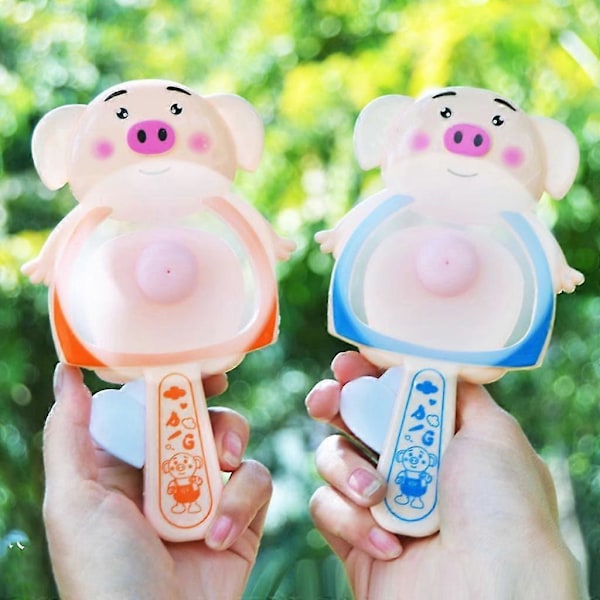 Mini Handhållen Fläkt Flexibel Portabel Fläkt Tecknad Form Manuell Drivna Pojkar Flickor Aktivitet Gåva Öppningsceremoni Present