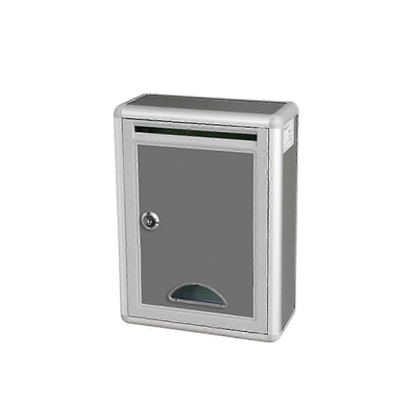 Postkasse Pakkepostkasse Aluminium Legering Vintage Post Låsbar FP