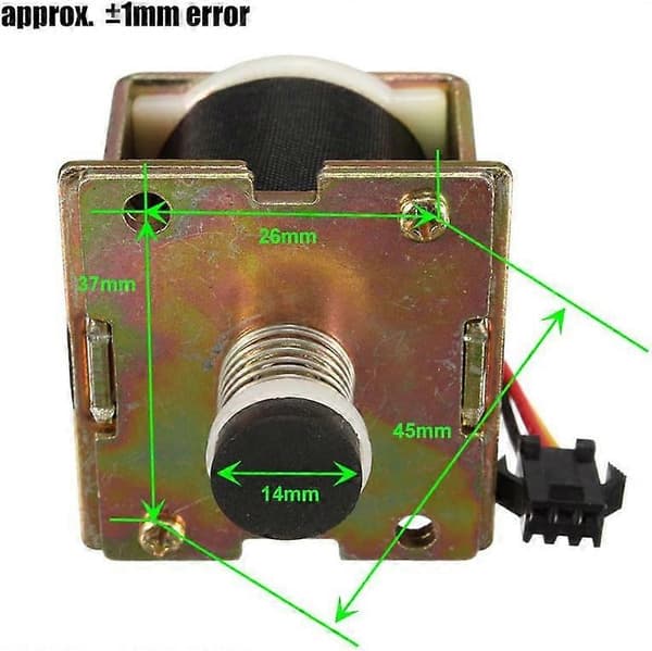 ZD131-B Gassvannvarmer Tilbehør DC 3V Solenoidventil Slitesterk Selvprimende Ventil