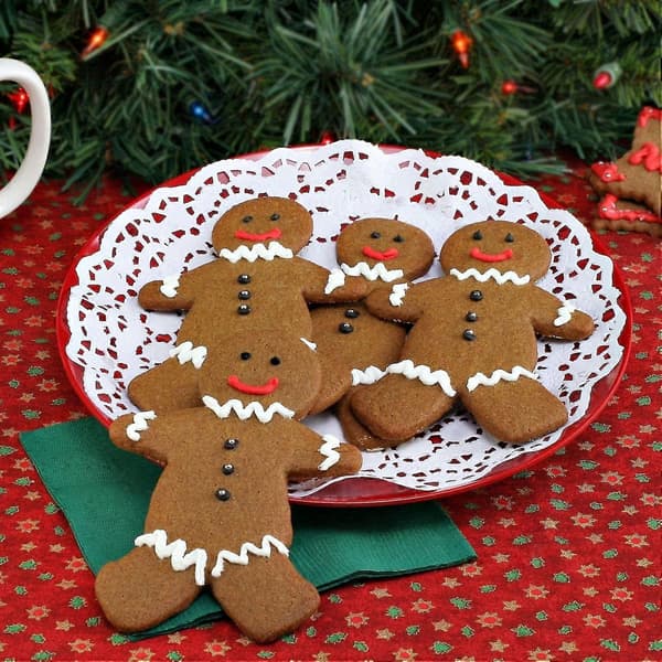 Chokoladeforme 6-hul Gingerbread Man Silikoneforme, silikonebageform til chokolade, muffin