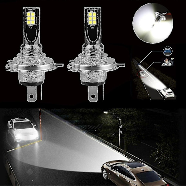 H4 LED-ajovalopolttimot