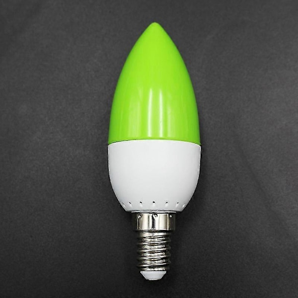 E14 LED Farve Lysestage Pære, Farve Lysestage Lys, Grøn (sammenfiltring)