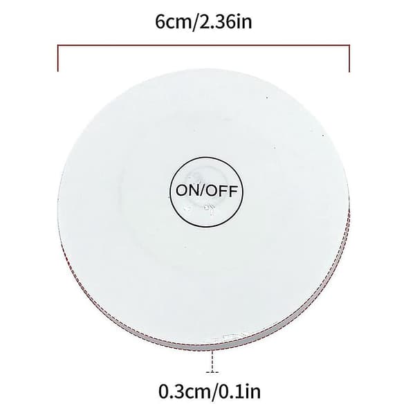 25 stk LED-underlegg, runde blitskoppmatte-lys for vinflasker, drinker, fester, barfester