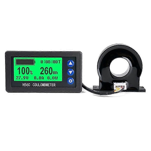 Batteri Monitor Hall Coulomb Meter DC 8-100v 200A Lifepo4 Bly-syre Li-ion Lithium Kapacitet Strøm D-haoyi