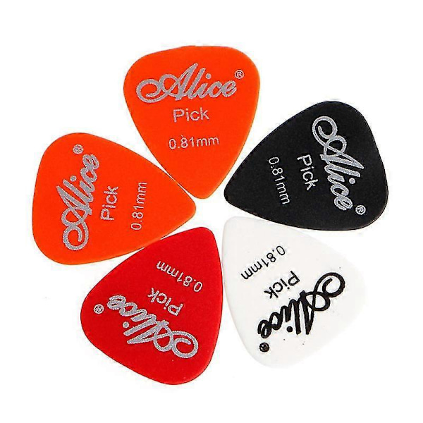 5 X Gitarrplektrum Plektrum Plec Elektrisk Akustisk Bas Blandade Färger