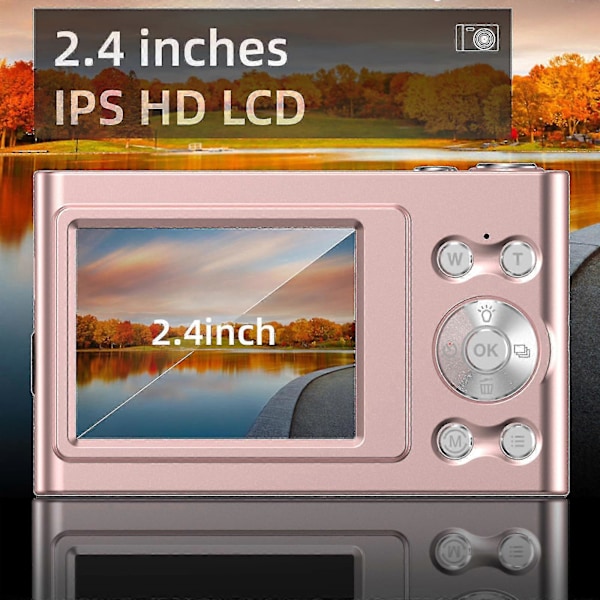 4K digitaalikamera hd opiskelijakäyttöön, kotiin, 16x zoom, matkavideokamera, syntymäpäivälahjoja pojille ja tytöille