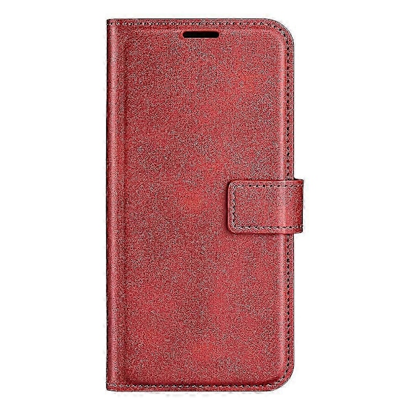 För Honor 200 Smart 5G/X7c 4G Ställfodral Anti-Repa Kalvtextur Läder Telefonskal Edition d