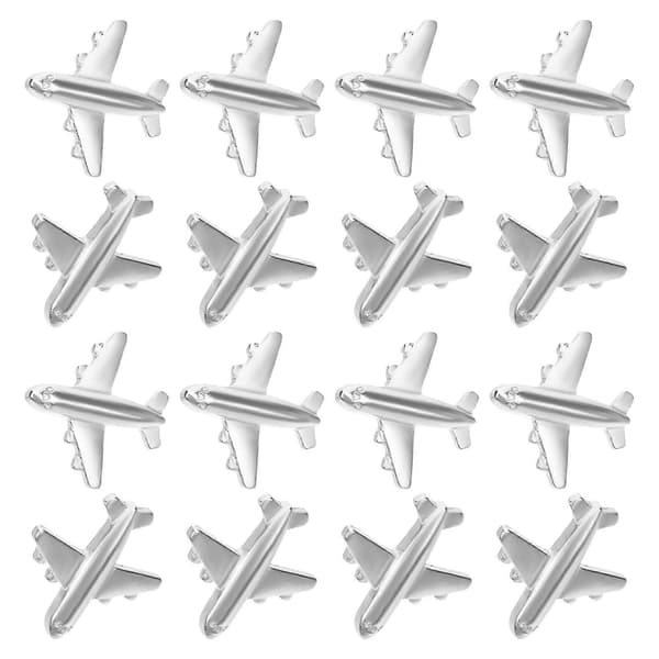 12 st Metall Nål Flygplansformade Häftstift Söta Dekorativa Häftstift