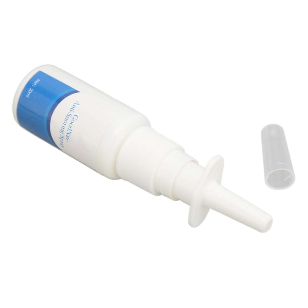 20 ml Næsespray mod Snorken Reducerer Risiko for Infektion Bedre Søvn Snorkespray mod Snorken og Tilstoppet Næse