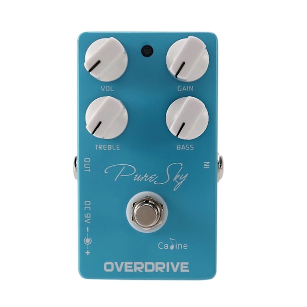 Pure Sky Od Guitar Effekt Pedal Meget Ren Og Klar Overdrive Guitar Pedal Tilbehør -12