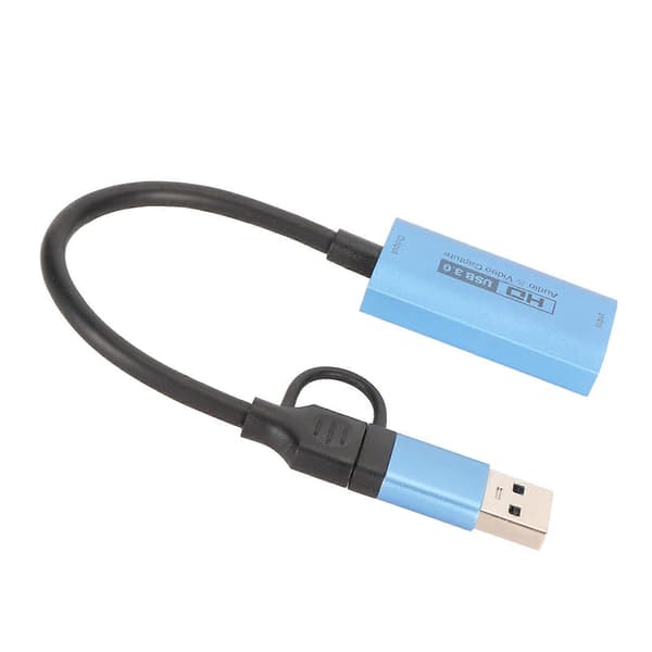 4K o Video Capture Card USB3.0 HD Multimedia Interface till USB C Video Capture Adapter för Gaming Live Streaming Z29C