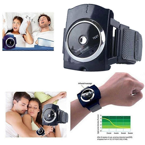 Anti-snarknings Armband Infraröd Anti-snarknings Sömnhjälp Snarkningsdämpare