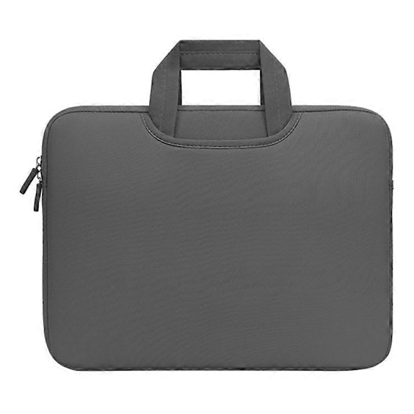 Bærbar Laptopveske Støtsikker Datamaskinveske for 15.6-tommers Notebook Grey