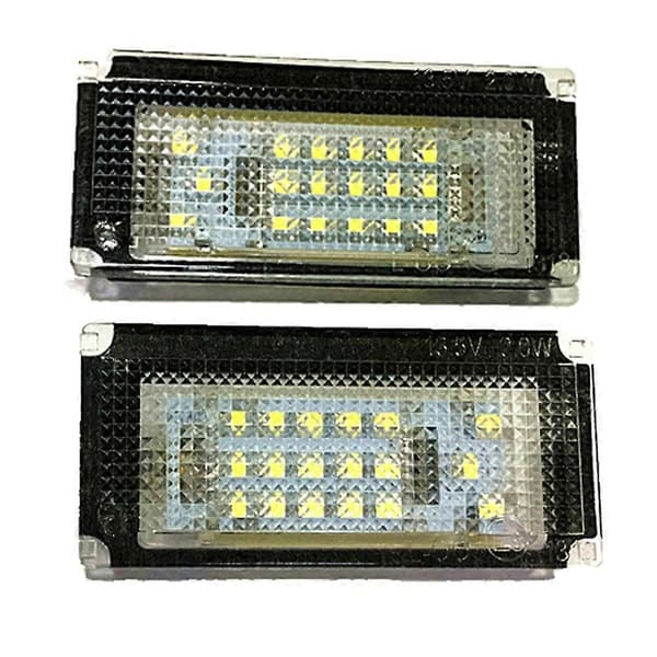 2 stk. Mini LED nummerpladelygte til B-MW Mini Cooper R50 R52 R53