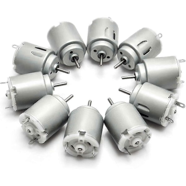 10kpl DC-moottori 140 Mini Sähkömoottori DC 3-5v 6300 Rpm DIY-projekteihin
