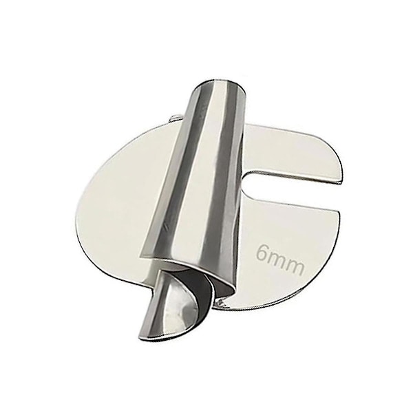 6 stk. Syning Rullede Hemmerfod, 3mm-8mm 6 Størrelser Bred Rullet Trykfod Symaskine Trykfod Hemmerfod TY