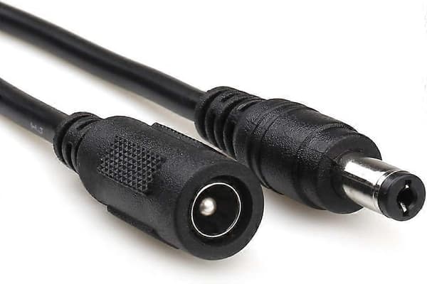 CCTV 5m (16.4ft) 2.1x5.5mm DC 12V Förlängningskabel för CCTV Säkerhetskameror IP-kamera DVR Standalone (4-pack)