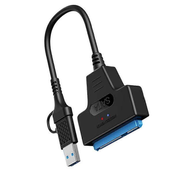 Datakabelkontakt Usb Till Usb Adapter Plug-And-Play Hårddiskkabel 40.00X4.50X1.00CM 1St