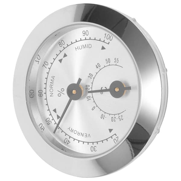 Fuktmätinstrument Violinhygrometer Mätning För Musikinstrument Silver Rektangulär 1st