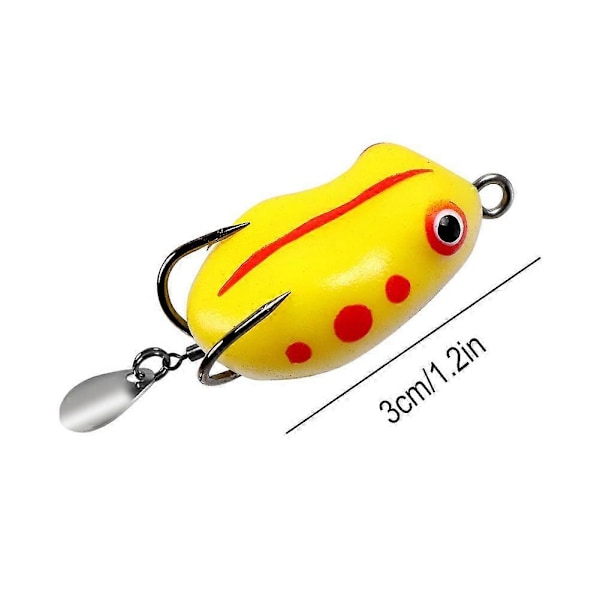 Fiskedrag Fiske Bete Mini Groda Mjukt Bete Fisketillbehör