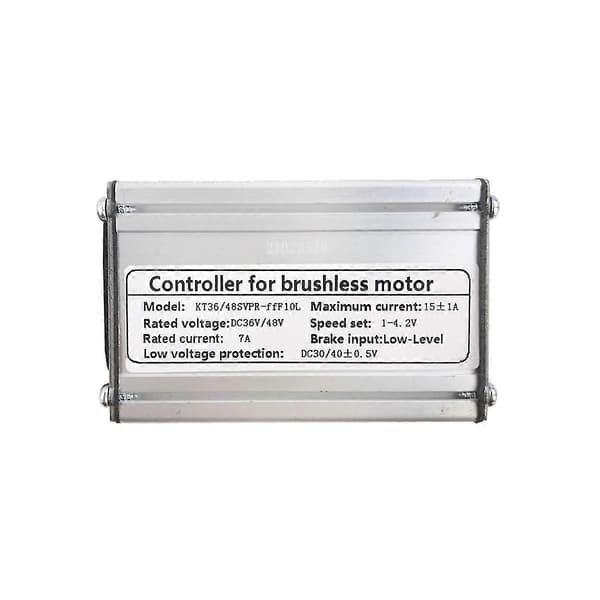 E-Bike Controller 36V / 48V 9 Rör 15A Vattentät Kontakt Controller för 36V / 48V 250W Borstlös