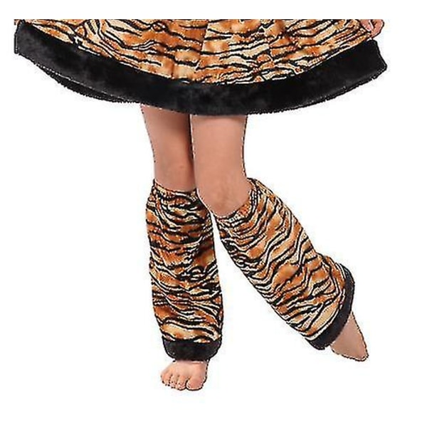 Snabb leverans S-xl Girls Halloween Purim Tiger Girl Cosplay Kostymer XL