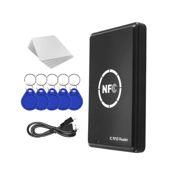 RFID NFC Kopimaskine Duplikator 13.56KHz Nøglebrik NFC Smart Card Reader Writer 13.56MHz Krypteret Program