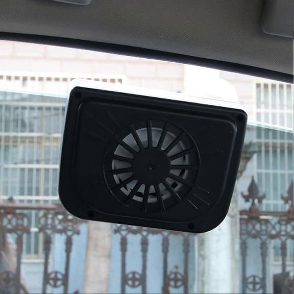 Bil Fordonsfönster Solcellsdriven Fläkt Kylare Auto Ventilationssystem